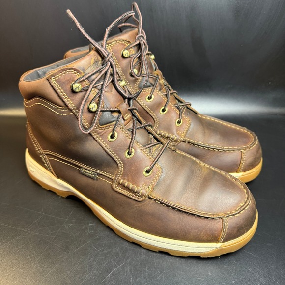 Irish Setter 3905 Mens 11 D Brown Leather Waterproof Ankle Boots - Picture 1 of 8